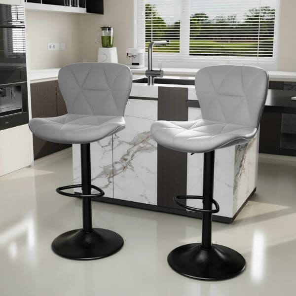 Perfect Dealz Triangle Panel Swivel Bar Stool