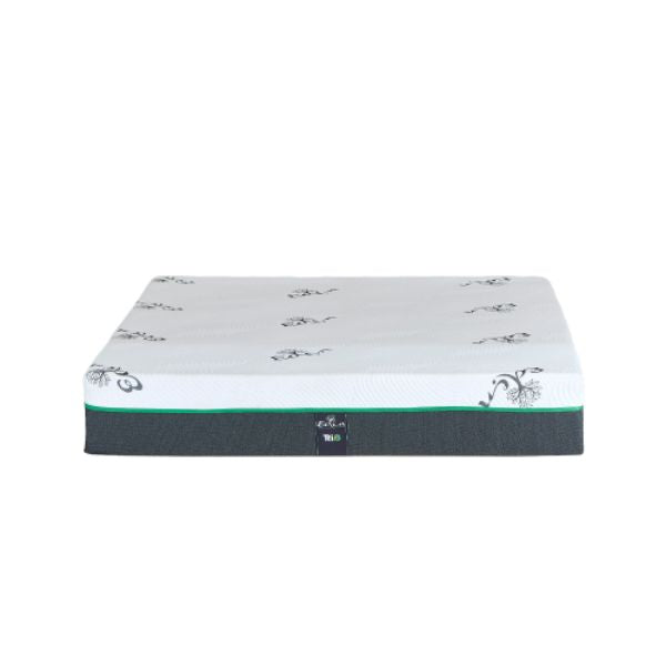 Triple Layer Pocket Coil Hybrid Mattress with a stylish design for adaptive support and comfort.