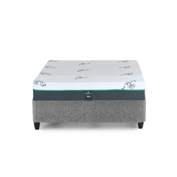 Triple Layer Pocket Coil Hybrid Mattress with stylish design and medium-firm support for a restful sleep.