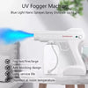 DS350 Handhold 800ML Spray Gun with blue light, designed for efficient fogging and sanitizing.