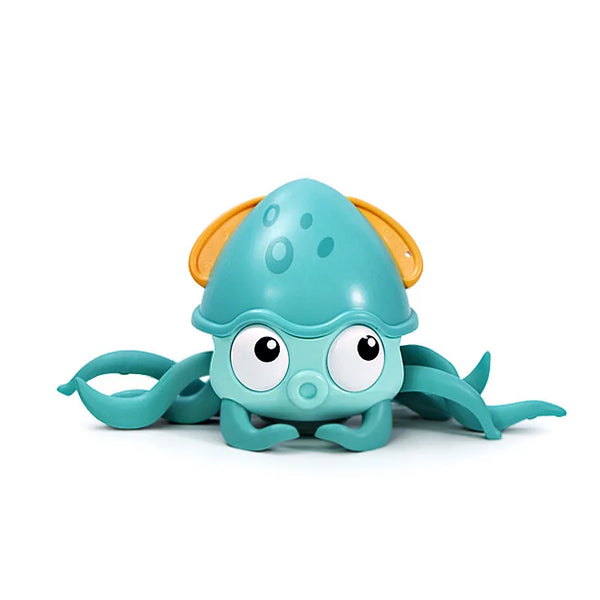 Unisex Outdoor Amphibious Octopus Bath Toy with wind-up mechanism for fun water play.