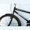 Close-up of the Unisex Pyramid Bicycle with Rear Carrier & Kickstand showcasing the frame details.