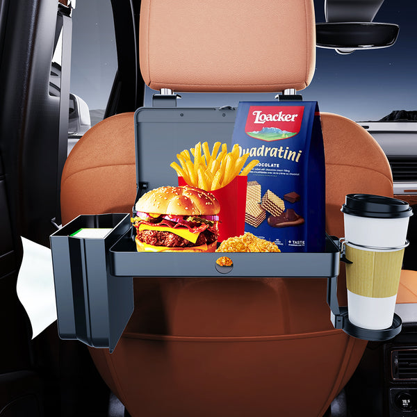 Universal 3-in-1 Car Back Seat Organizer Tray