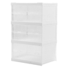 Clear Foldable Shoe Storage Rack – 3 Tier