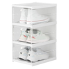 Clear Foldable Shoe Storage Rack – 3 Tier