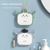 Wall-Mounted Kitchen Soap Dispenser with antler hook design, ideal for storing and dispensing soap in a fun, clutter-free way.