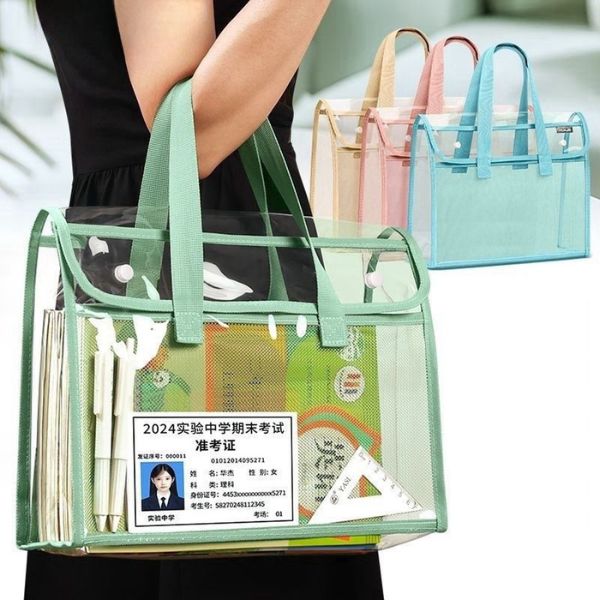 Waterproof A4 Transparent Document Storage Folder