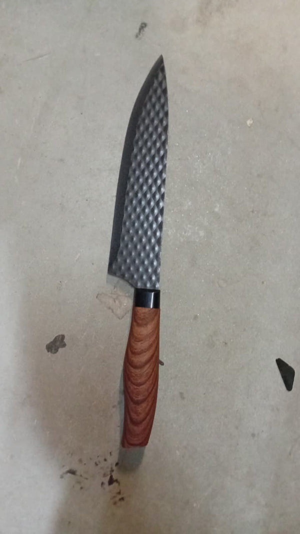 Hand Forged Hammered Japanese Chef Knife