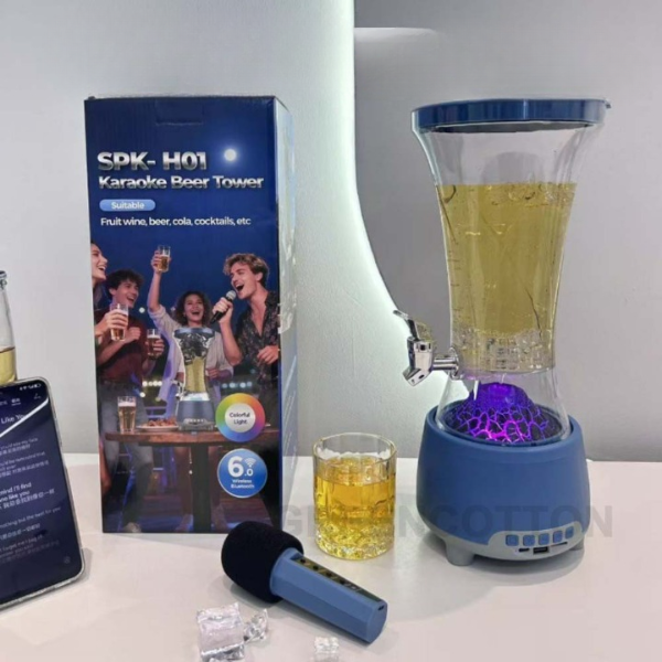 Wireless Bluetooth Barrel Speaker – Portable Music and Drink Dispenser