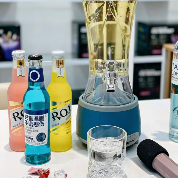 Wireless Bluetooth Barrel Speaker – Portable Music and Drink Dispenser