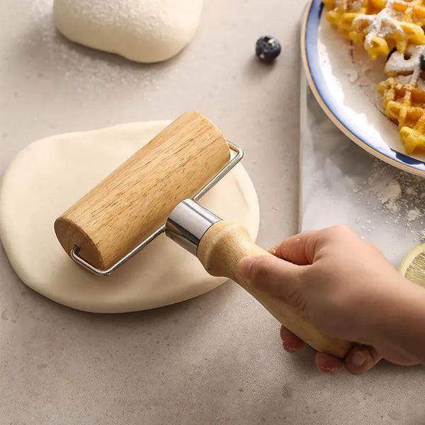 Handheld Wooden Dumpling Skin Roller