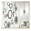 5 Door Marble Finish Wardrobe with Mirrors
