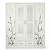 Multi Variant 4 Door Wardrobe with Mirrors and Drawers