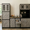 Solid Wood Kitchen Storage Cabinet ST816-3