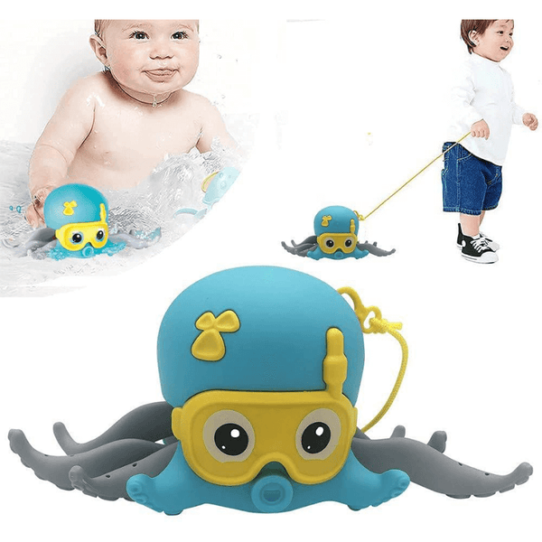 Baby Walking Bath Toy Octopus image 0