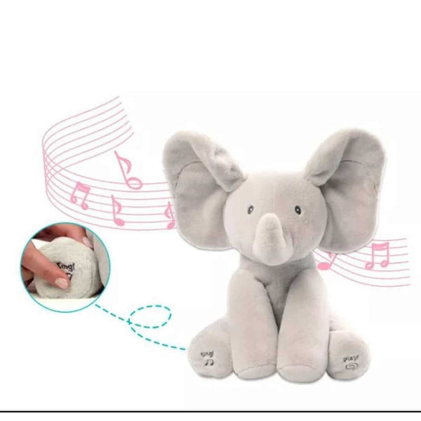 Perfect Dealz Elephant Plush Pillow With Music