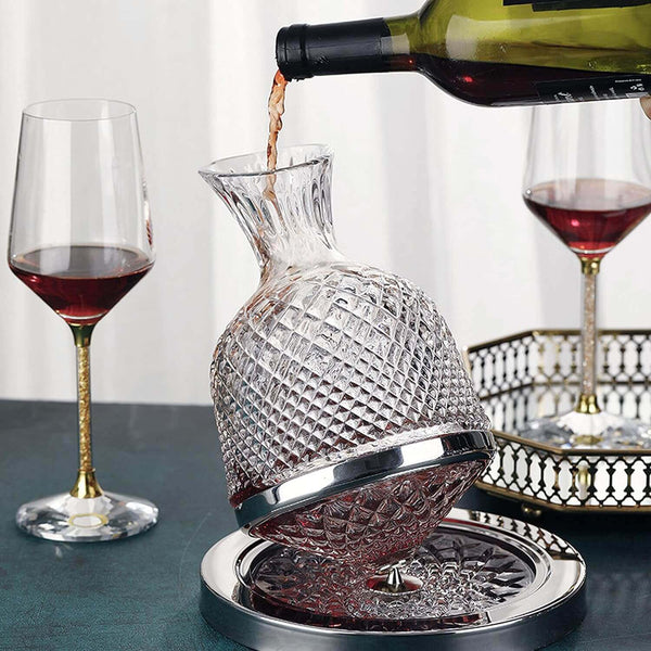 Perfect Dealz Rotating Wine Decanter