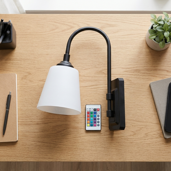 RGB Wireless Wall Sconce with Remote Control