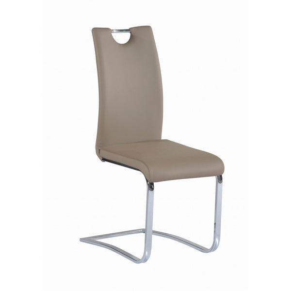 Cantilever Chrome Bar Stool with Backrest featuring a modern design and comfortable seating.