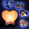 3D Heart Moon Lamp 12CM image 2