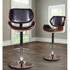 Perfect Dealz Set of 5 Solid Back Faux Leather Bar Stools