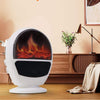 Perfect Dealz Portable Mini Electric Fan Heater with Simulated Flame