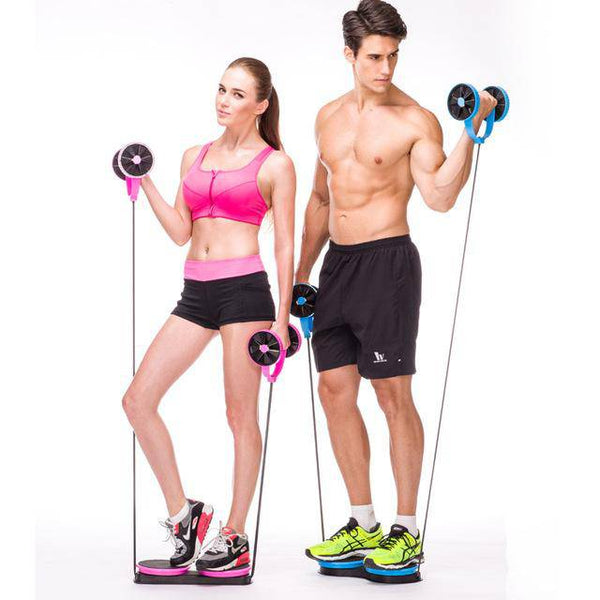 Perfect Dealz Multifunctional Abdominal Wheel Abs Fitness Exercise Kit