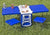 28L Cooler Box and Folding Table Chair Set Blue image 0