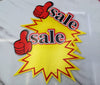 Perfect Dealz Pack of 10 Blank Star Price Tag Promotional Stickers