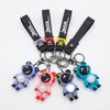 Colorful Astronaut Bear LED Keychain with Wrist Strap collection featuring illuminated designs in multiple colors.
