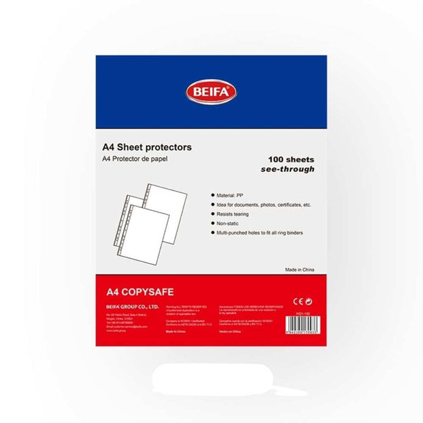 Perfect Dealz Clear Document Storage Folder 100 Sheets