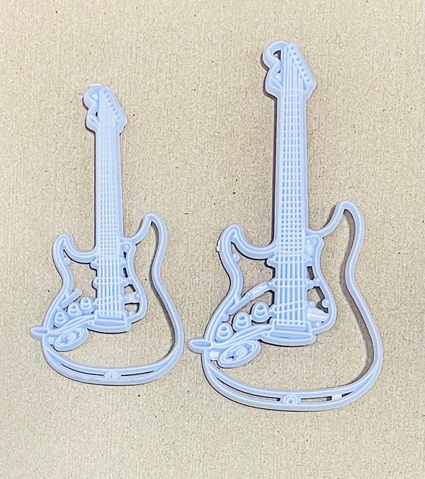 2pc Guitar Fondant Cutter