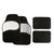 4 Piece Universal Wool Car Carpet image 0