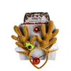 Perfect Dealz Festive Christmas Headband with Light-Up Nose