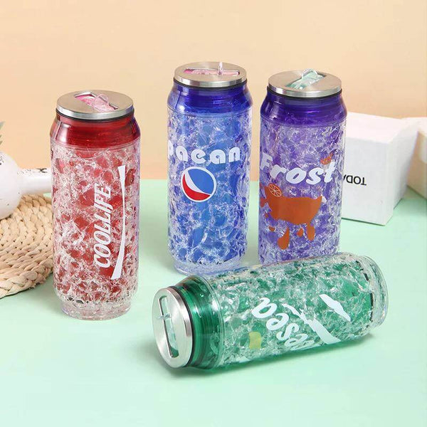 Cold Drink Crystal Can with Straw 400ml image 2