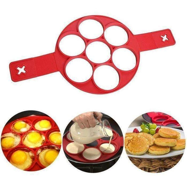 7 In 1 Silicone Fried Egg Mould