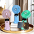 Perfect Dealz Handheld Rechargeable Fan with Phone Holder