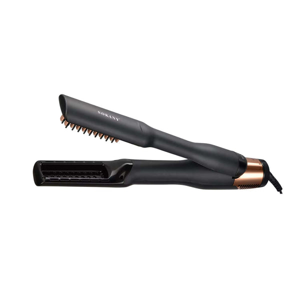 Hair Straightener with Steam Integrated Blowing and Combing image 1