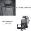 Perfect Dealz Adjustable Height Mesh Ergo Office Chair with Headrest