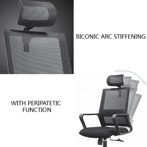 Perfect Dealz Adjustable Height Mesh Ergo Office Chair with Headrest