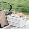 Perfect Dealz Collapsible Picnic Basket Box with Handle
