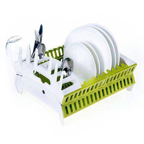 Perfect Dealz Think Flat Collapsible Compact Dish Rack