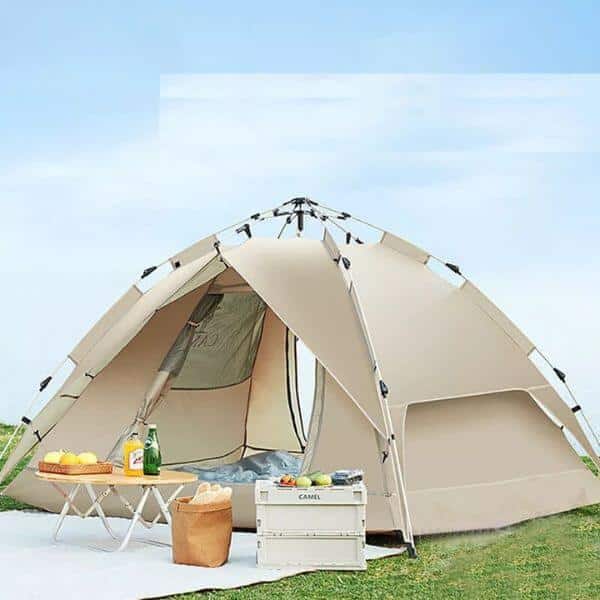 3-4 Person Travel Outdoor One-touch Camping Tent image 0