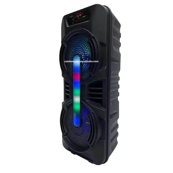 Perfect Dealz Wireless Portable Outdoor Speaker 8 Inch with Wired Microphone