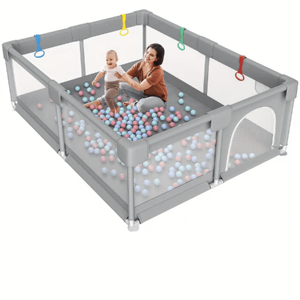 Perfect Dealz Portable Toddler Playpen with Breathable Mesh Sides