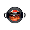 Large Non-Stick Pizza Pan – Round Oven Baking Tray with handles and non-stick coating for easy food release.