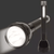 Pro High-Power Flashlight illuminating a dark space, showcasing its bright beam and sleek design.