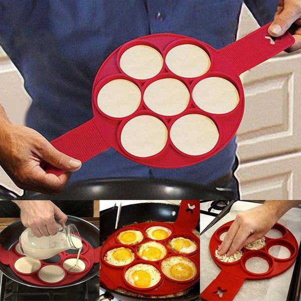 7 In 1 Silicone Fried Egg Mould