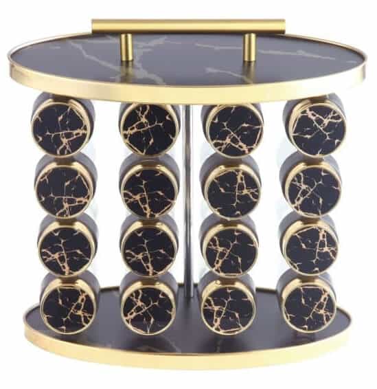 Perfect Dealz 16 Piece Tabletop Spice Rack
