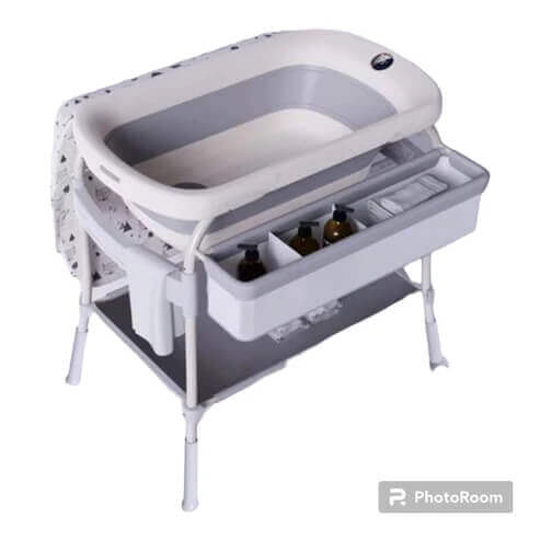 Multifunction Baby Nursing Changing Table With Fold Bathtub image 1